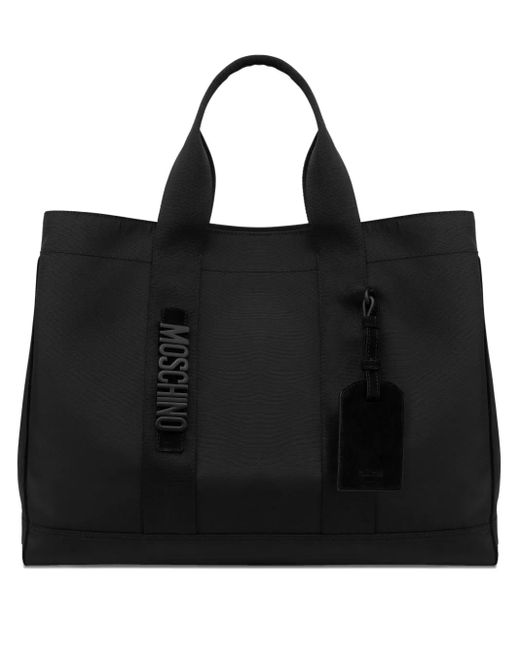 Moschino Tote Bag Mit Logo-Applikation in Black für Herren