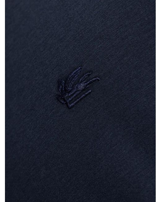 Etro Blue T-Shirts And Polos for men
