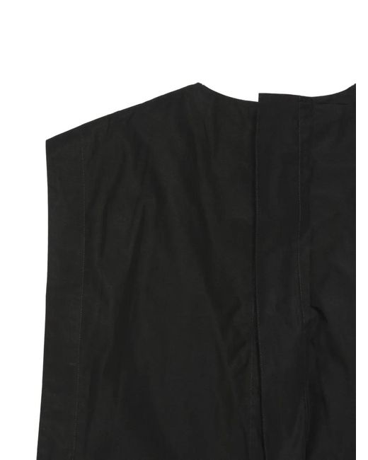 Tibi Black Cropped Square Top