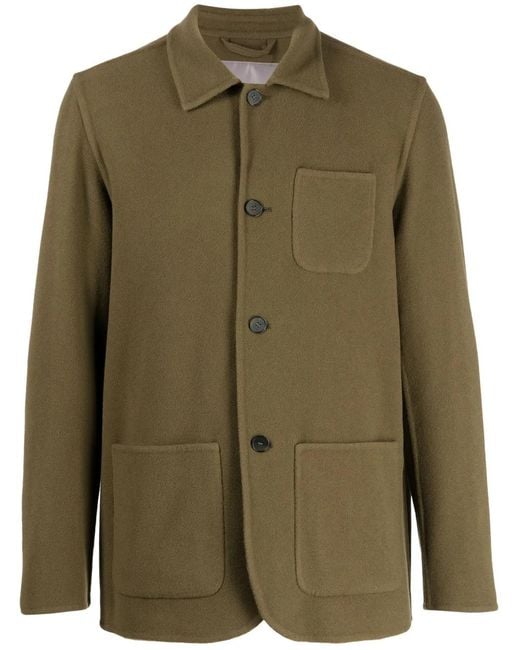 Cárdigan Con Botones Herno de hombre de color Green