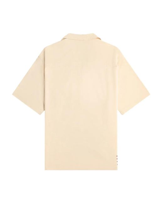 Ksubi Natural Logo-Embroidered Shirt for men