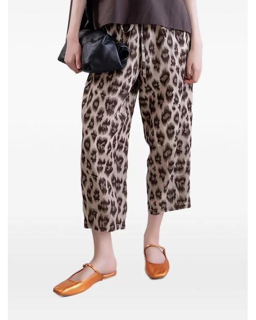 Psophia Black Savanna Shadow Cropped Trousers
