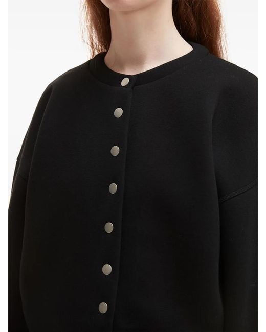 Rag & Bone Black Press-Stud Jacket