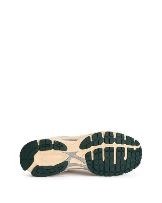 The Mercer Brand White The Re-Run Panelled Sneakers for men