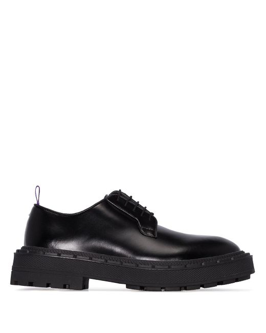 Eytys Lace Alexis Chunky Derby Shoes in Black for Men - Lyst