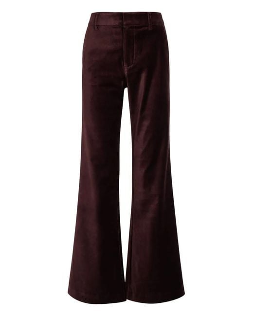 PAIGE Marlow Flared Broek in het Purple