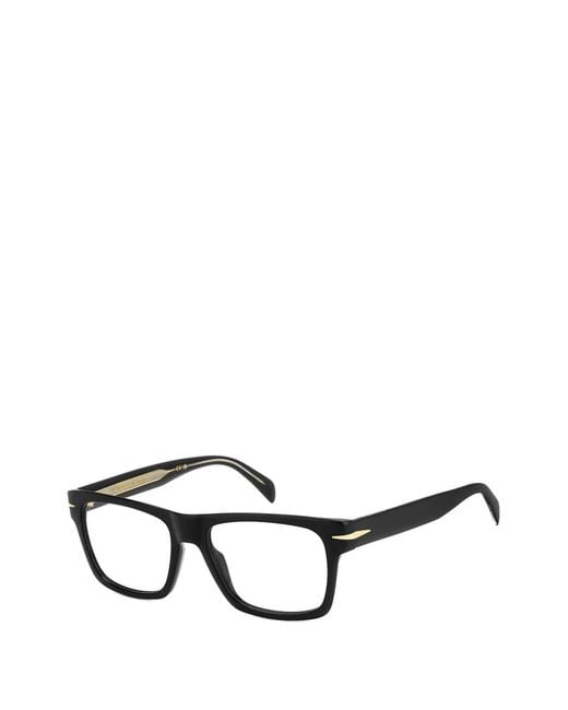 David Beckham Black Square-Frame Glasses