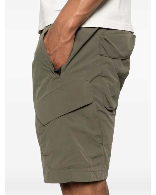 JG1 Green Multiple-Pocket Shorts for men