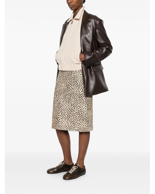 Eraldo Brown Double-Breasted Blazer