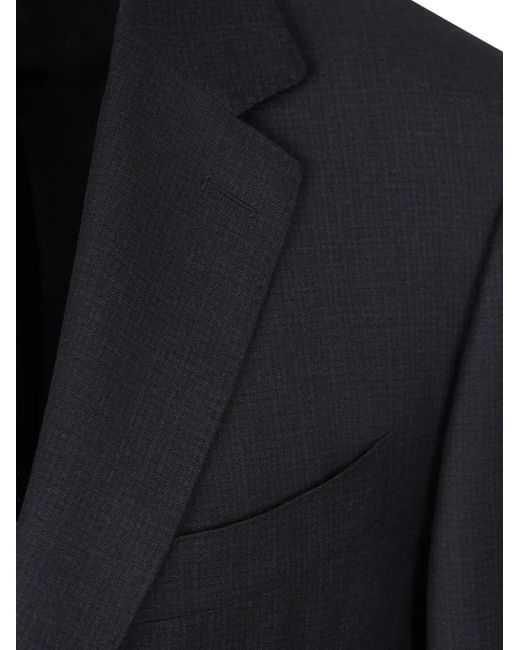 Traje A Cuadros Canali de hombre de color Blue