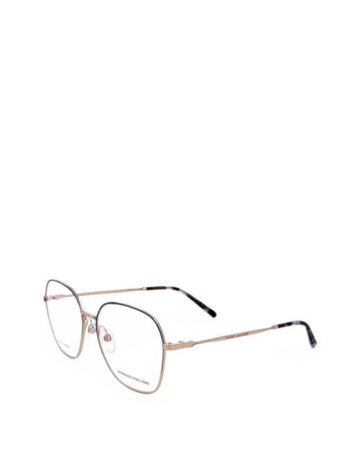 Marc Jacobs Natural Geometric-Frame Glasses