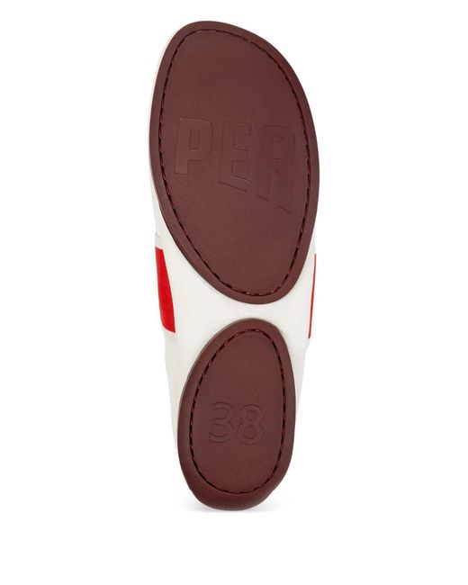 Camper Red Right Nina Strap Ballet Flats