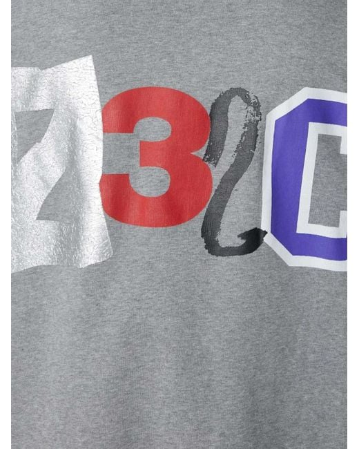 032c ロゴ スウェットシャツ Gray