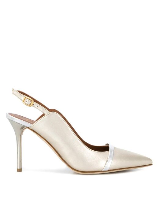 Malone Souliers White Marion Pump Shoes
