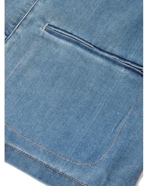 Shanghai Tang Blue Tang Button Jacket