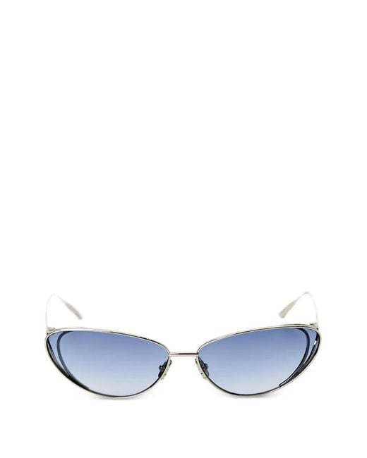 Christopher Esber Blue Milla 96 Cat-Eye Sunglasses