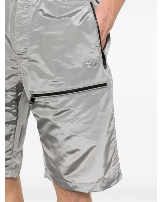 DIESEL Gray P-mckell-short Clothing for men