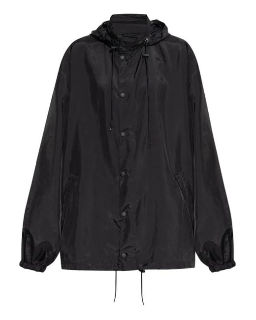 Balenciaga Black Jacke Mit Kapuze