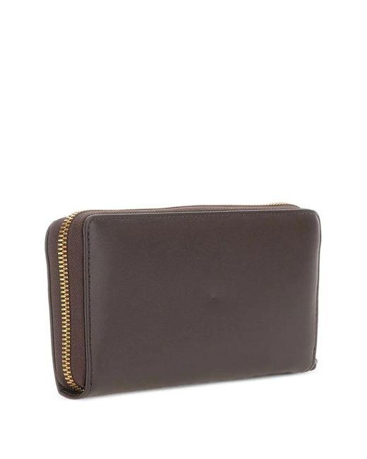 Gianni Chiarini Brown Logo-Embossed Leather Wallet