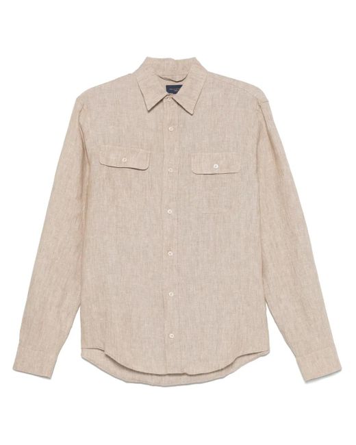 Paul & Shark Natural Linen Shirt for men
