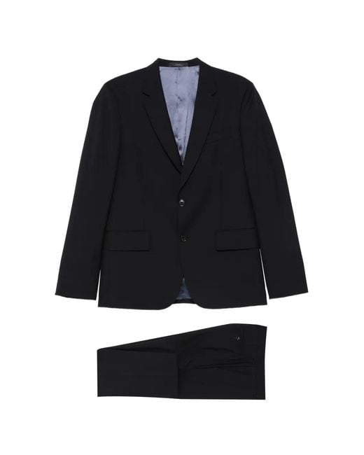 Paul Smith Black Flap-Pocket Suit for men