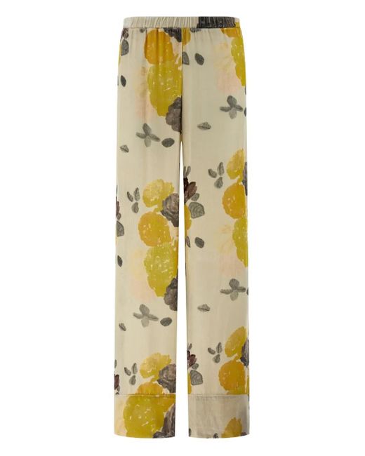 Pantaloni Elasticizzati Louis Con Stampa di BERNADETTE in Metallic