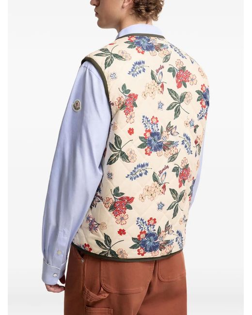 Moncler Gray Franqui Reversible Gilet for men