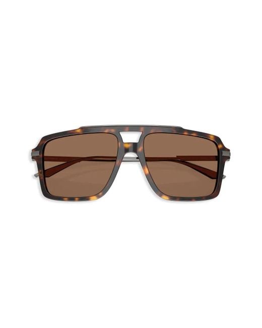 Dolce & Gabbana Brown Pilot-Frame Sunglasses for men