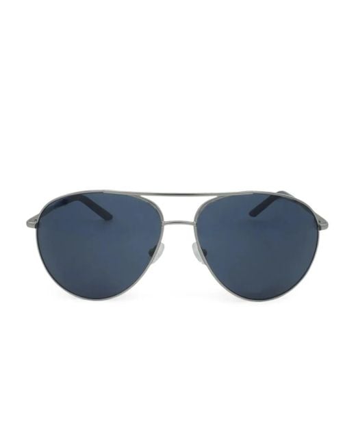 Nike Blue Chance Pilot-Frame Sunglasses for men