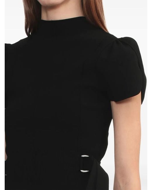 3.1 Phillip Lim Black Mock-Neck Top