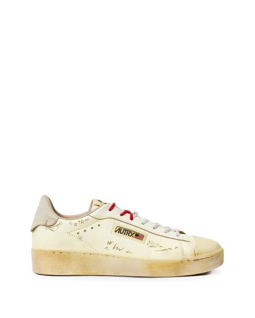 Autry Natural Dallas Leather Sneakers for men