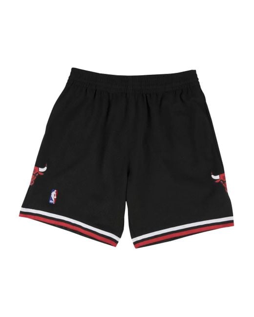 Mitchell & Ness Black X Nba Chicago Bulls 97-98 Alternate Swingman Shorts for men