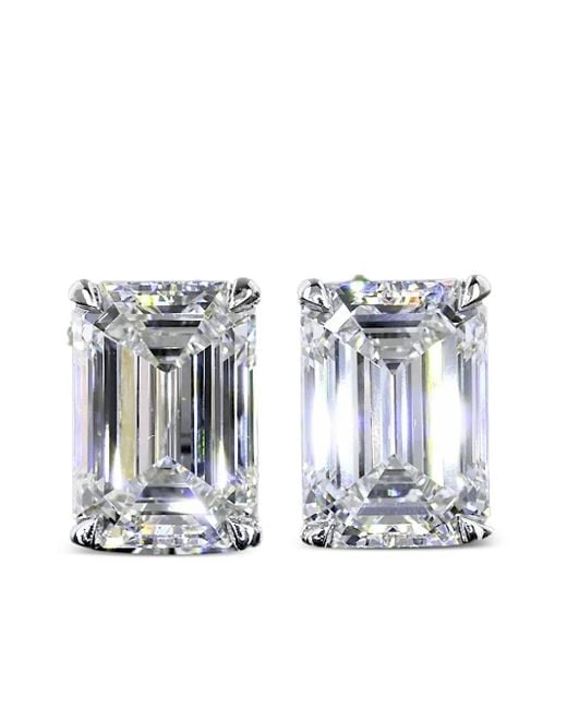 Jewels Aficionado White 14K Diamond Stud Earrings