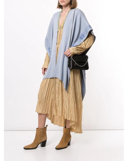 Voz Blue Wangülen Duster Poncho