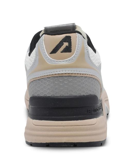 Autry White Baskets Hyperway À Empiècements for men