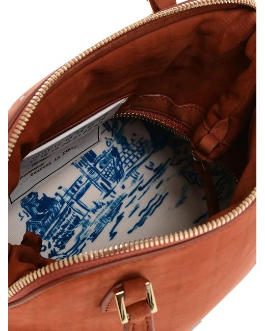 Maison Margiela Brown 5Ac Suede Tote Bag