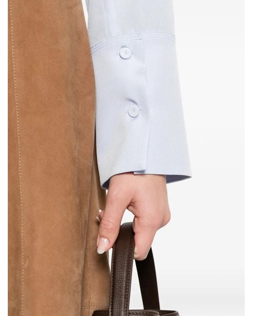 Camisa Con Botones Max Mara de color White