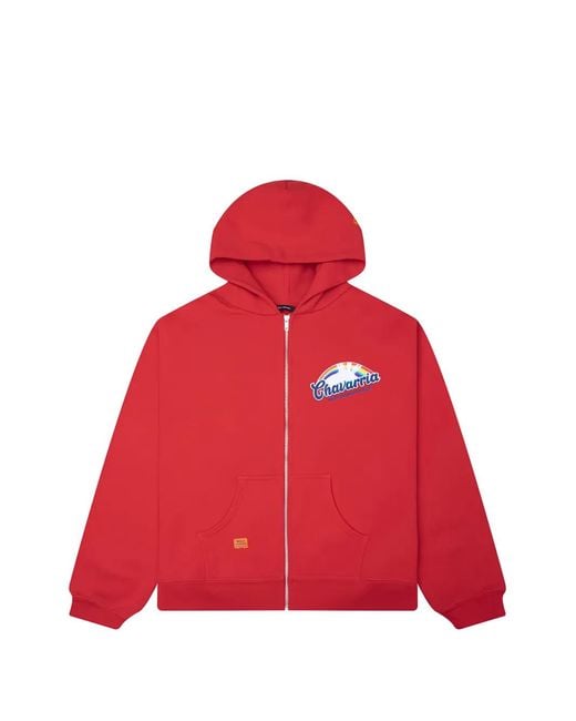 Willy Chavarria Red Fabuloso Hoodie for men