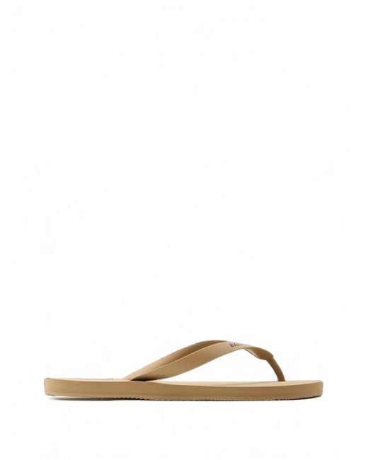 Balenciaga Multicolor Logo-Print Thong Flip Flops for men