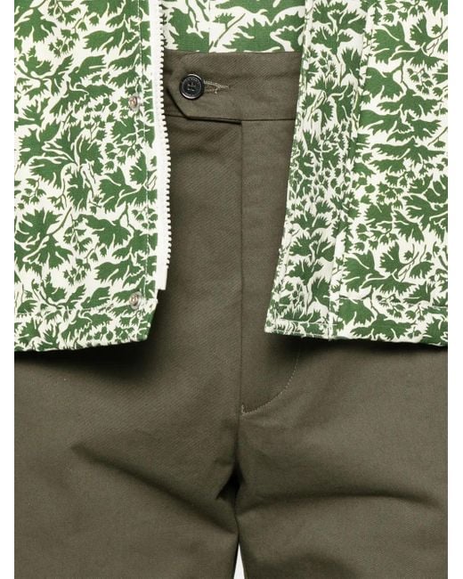 Fursac Canvas Broek in het Green voor heren