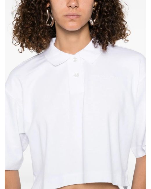 Alexander Wang Poloshirt Met Korte Mouwen in het White