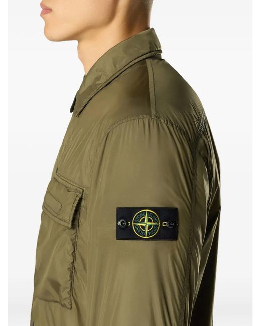 Stone Island Green Overshirt for men