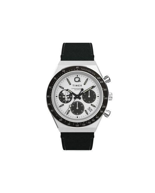 Timex Black X Peanuts Q Chronograph 40Mm for men