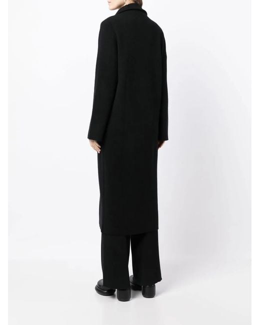Lisa Yang Black Single-Breasted Fitted Coat