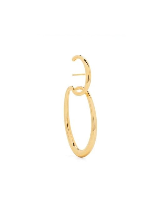 Charlotte Chesnais Metallic Delta Large Hoop Earring