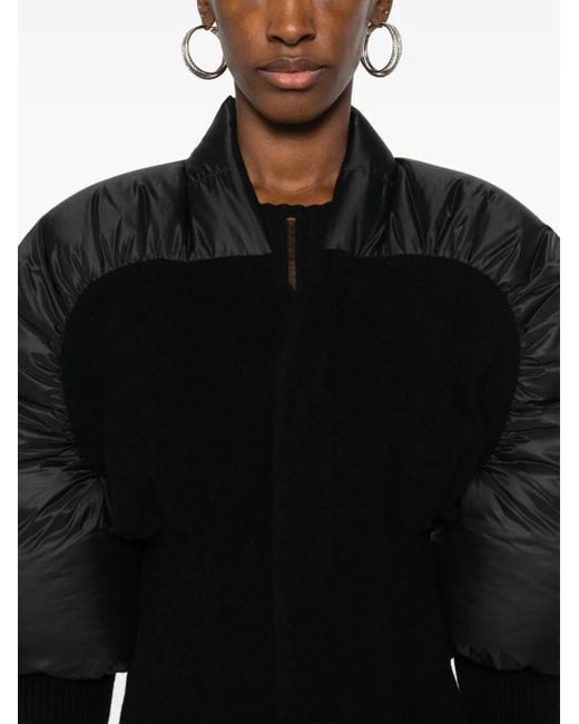 Rick Owens Black Duvetina Jacket