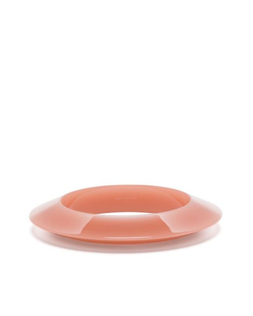 Saint Laurent Pink Sharp-Edged Bangle