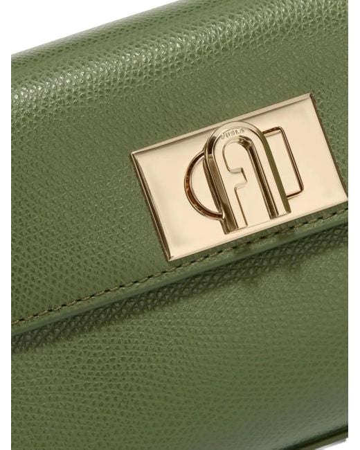Furla Green 1927 Chain-Strap Flap Mini Bag