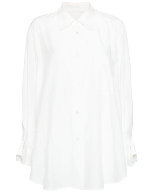 JNBY White Cotton-blend Shirt