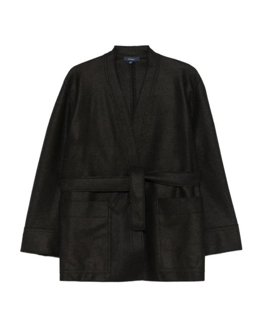Soeur Black Belted Pocket Jacket